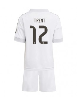 Real Madrid Alexander-Arnold #12 Replika Hemmakläder Barn 2025-26 Kortärmad (+ byxor)